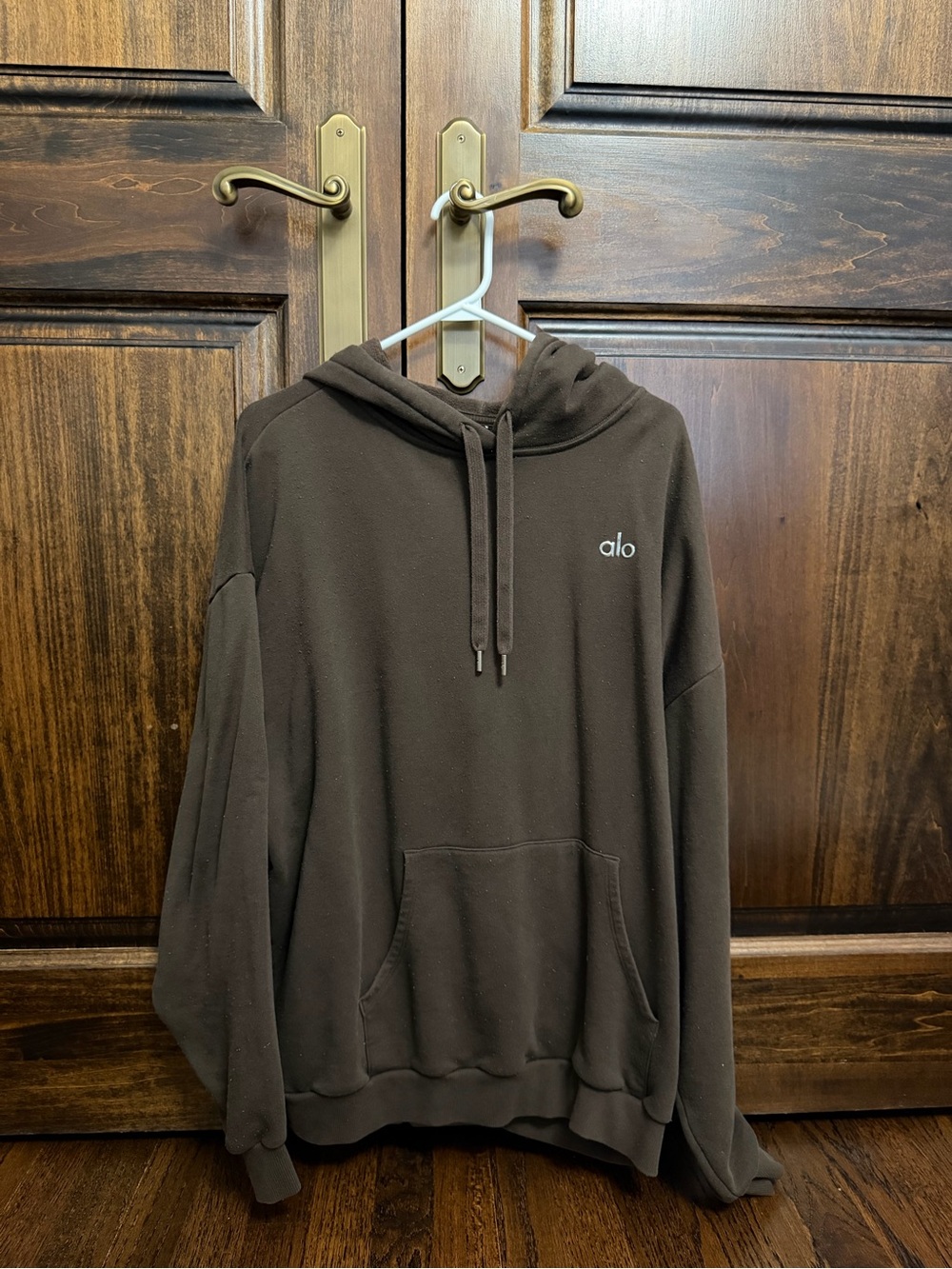 Brown Alo Yoga Accolade Oversized Hoodie